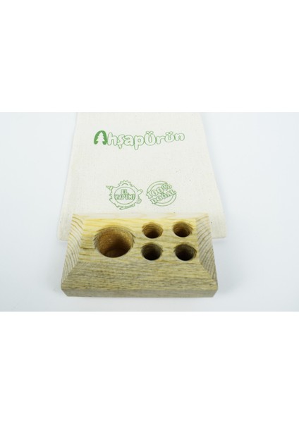 Doğal Ahşap Masaüstü Kalemlik 7n modelleri