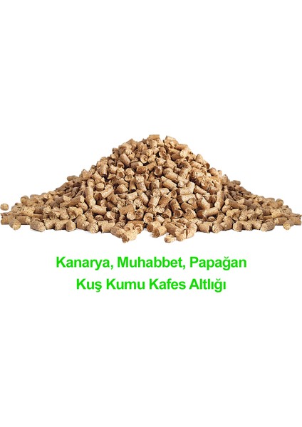 Bonny Nice Kuş Kumu Kanarya Muhabbet Papağan Bülbül Kafes Altlığı 1.8 kg 3 L x 15 Paket