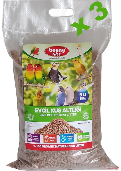 Kuş Kumu Kanarya Muhabbet Papağan Bülbül Kafes Altlığı 5 kg 10 L x 3 Paket fiyatları