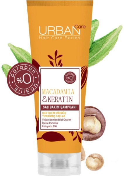 Urban Care Macadamia Oil & Keratin Saç Bakım Şampuanı 250 ml