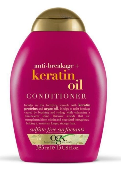 Kırılma Karşıtı Keratin Oil Bakım Kremi 385 ml