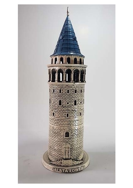 Galata Kulesi Biblo Bej Büyük 41CM