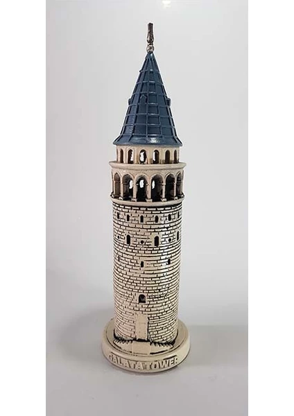 Hediye Seviyorum Galata Kulesi Biblo Bej Orta 29CM