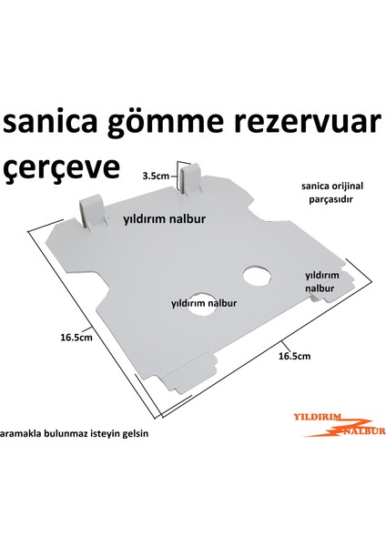 Gömme Rezervuar Çerçevesi Kulaklı Gömme Rezervuar Çerçevesi fiyatları