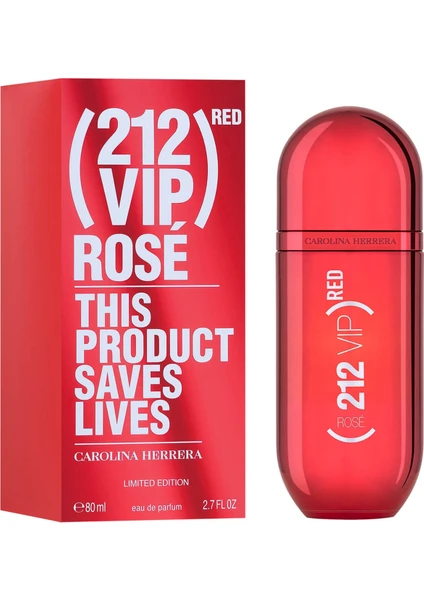 Carolina Herrera 212 Vıp Rose Red Edp 80 ml Kadın Parfüm