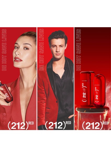 212 Vıp Rose Red Edp 80 ml Kadın Parfüm