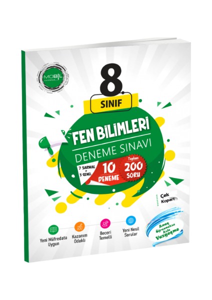 Mobil 8. Sınıf Fen Bilimleri Deneme
