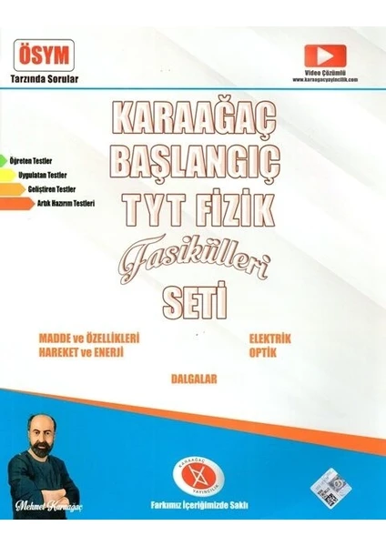 Karaağaç Yayınları TYT Fizik Başlangıç Fasikülleri Seti