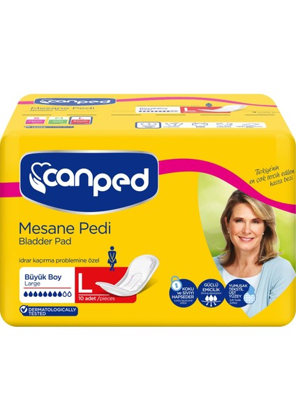 Mesane Pedi Büyük Boy Large 10'lu (8 Adet)
