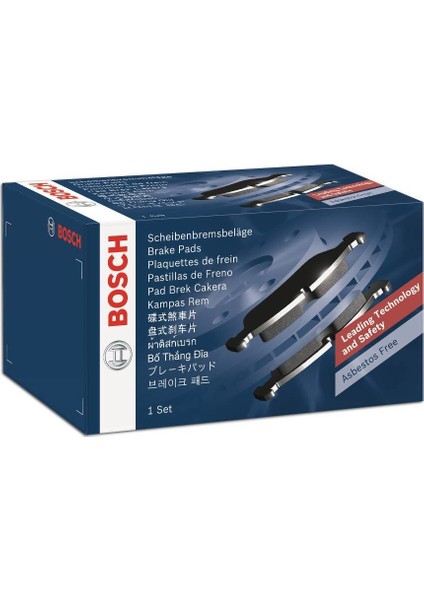 Arka Fren Balatası Takımı 0986495226 Renault Megane II,Audi A3,Volkswagen Golf-Passat-Jetta, Skoda Octavia, Seat Cordoba-İbiza-Toledo