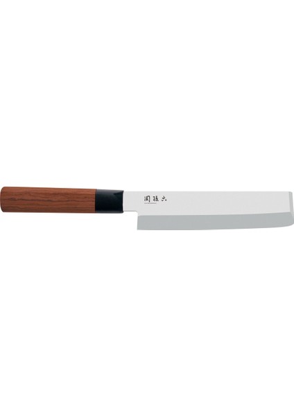 Seki Magoroku Red Wood Nakiri Şef Bıçağı MGR165N