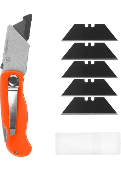 Katlanır Maket Bıçağı Halı Alçıpan Falçata + 5 Yedek Bıçak modelleri