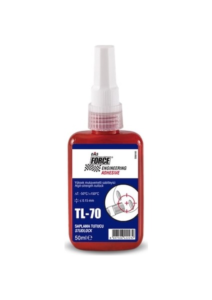 Ems Force Tl-70 Yüksek Mukavemetli Civata Sabitleyici 50ml