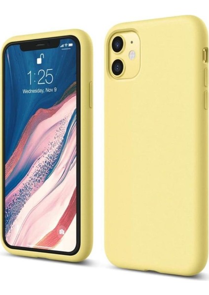 Samsung Galaxy A70 Lansman Silikon Kılıf Sarı