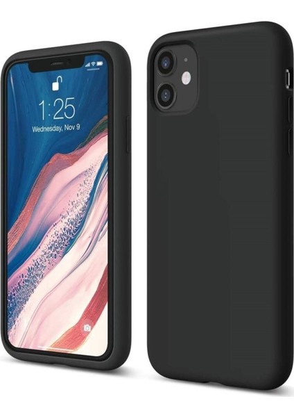 Apple iPhone 11 Pro Max Lansman Silikon Kılıf Siyah