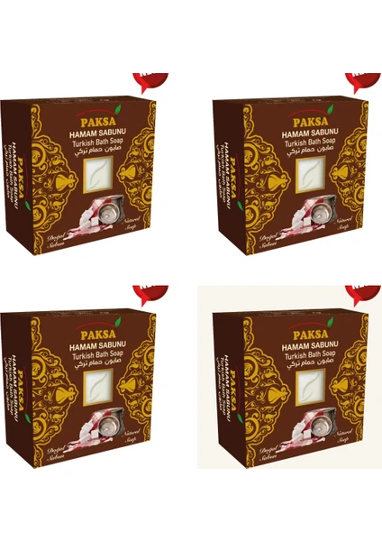 Doğal Hamam Sabunu 4x125 gr