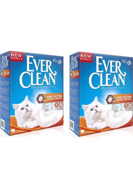 Ever Clean Fast Acting (Hızlı Topaklanma) Kedi Kum 10 Lt x 2 Adet