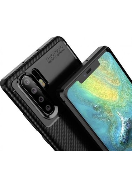 Huawei P30 Pro Karbon Desenli Negro Silikon Kılıf Siyah fırsatları