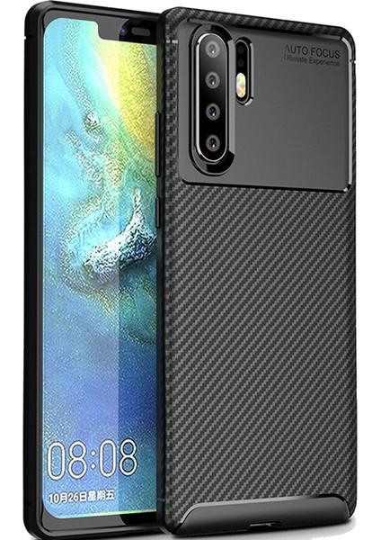 Huawei P30 Pro Karbon Desenli Negro Silikon Kılıf Siyah fiyatları