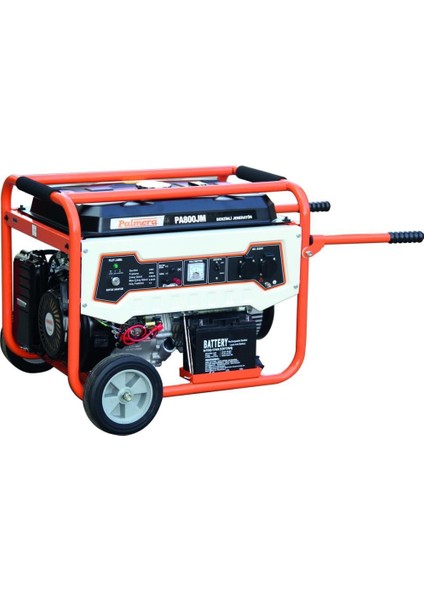 PA800JM Benzinli Jeneratör 6 Kw Marşlı