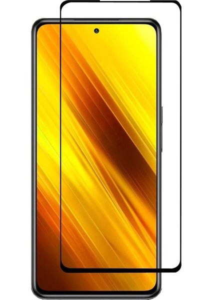 Xiaomi Poco X3 Nfc Full Kapatan Fiber Nano Ekran Koruma Siyah