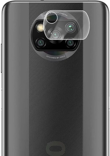 Xiaomi Poco X3 Nfc Kamera Lens Koruyucu Cam Şeffaf