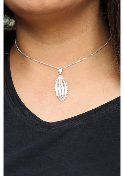 Çekik Model Telkari Gümüş Kolye modelleri