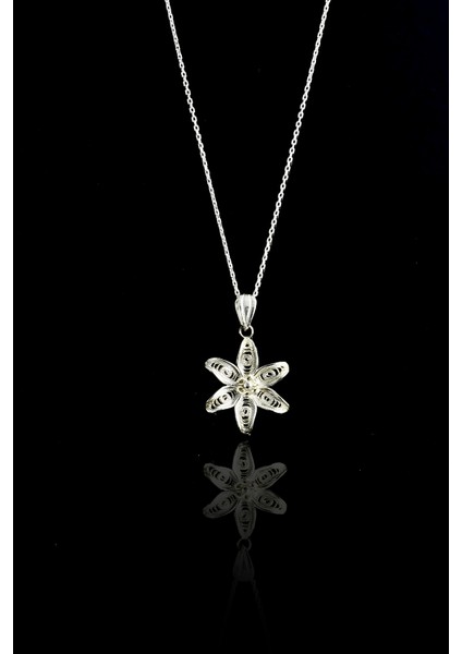 Deniz Yıldızı Model Telkari Gümüş Kolye