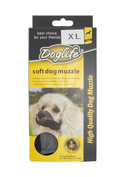 Doglife Köpekler Için Soft Bez Ağızlık XL