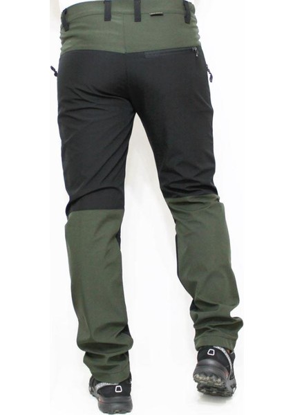 Mudwıll Polarsız Softshell Siyah Yeşil Pant 250101