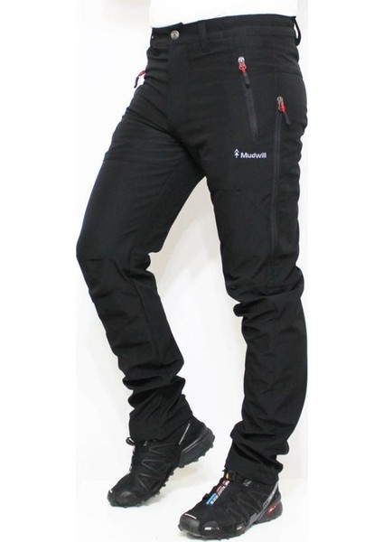 Mudwıll Polarsız Softshell Siyah Pantolon 250103