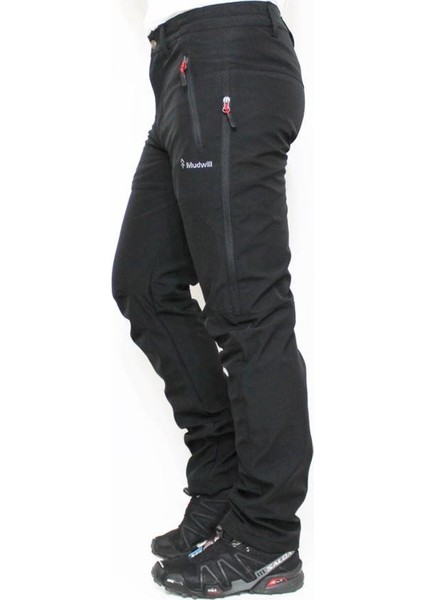 Mudwıll Polarsız Softshell Siyah Pantolon 250103