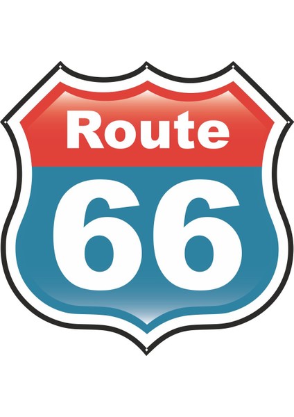 Route 66 Sticker 00387
