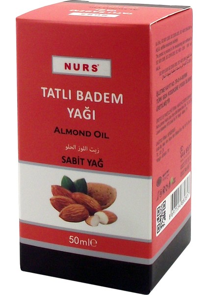 Tatlı Badem Yağı 50 ml