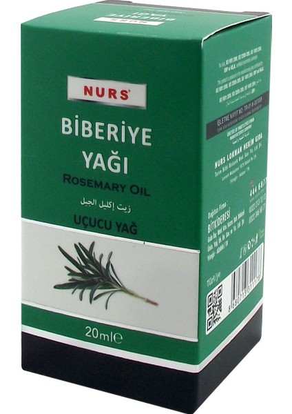 Biberiye Yağı 20 ml