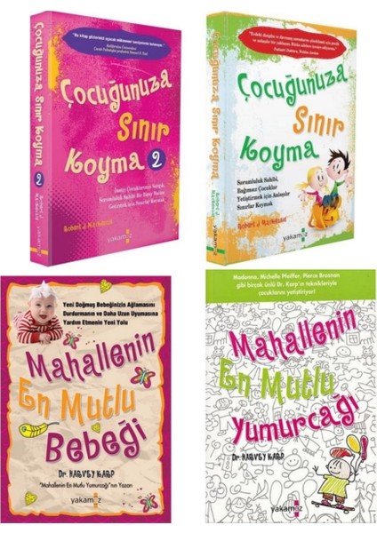 Çocuk Yetiştirmede Eğitici Kitaplar 4 Kitaplık Set