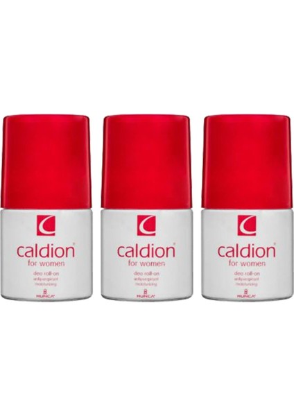 Caldıon Kadın Roll-On Deodorant 3'lü Set