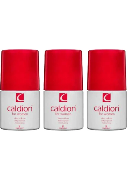 Caldıon Kadın Roll-On Deodorant 3'lü Set