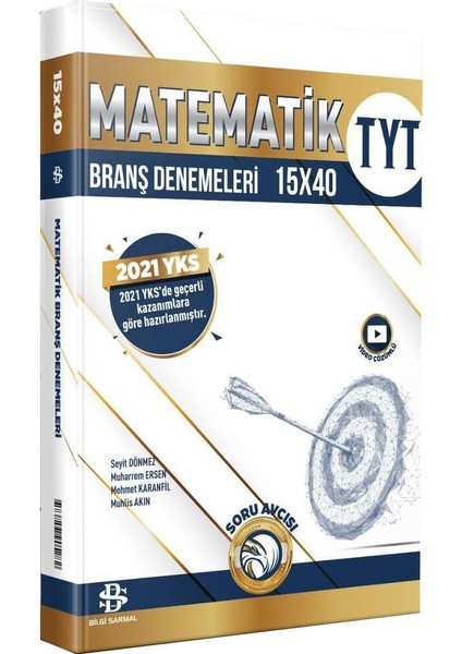 TYT Matematik 15 x 40 Branş Denemeleri