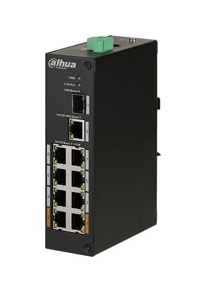 PFS3110-8ET-96 8 Port Poe Yönetilemez Metal
