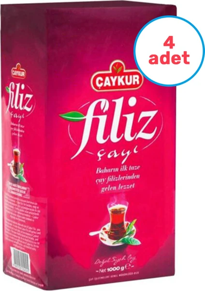 Filiz Çay 1 kg x 4'lü