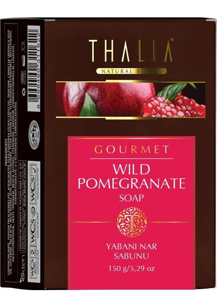 Thalia Yabani Nar Sabun 150 gr (Wild Pomegranate Soap)
