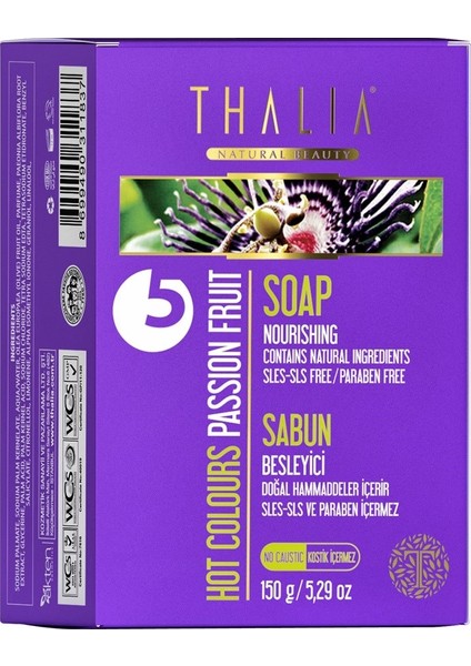 Thalia Hot Colours (Çarkıfelek Meyvesi) Passion Fruit Katı Sabun 150 gr