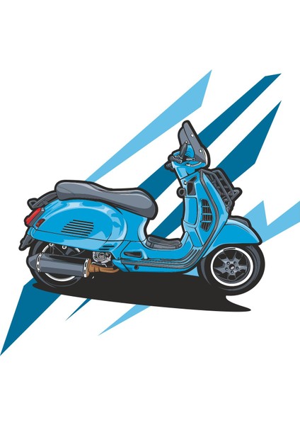 Scooter Motosiklet Sticker 00411