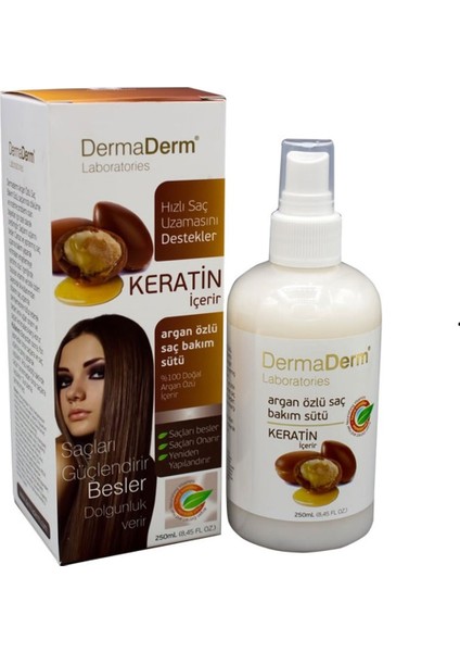 Argan Özlü Saç Bakım Sütü 250 ml (Keratin Içerir)
