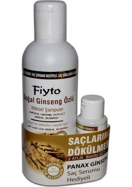 Ginseng Özlü Şampuan 500 ml + 75 ml Saç Serumu Hediyelli