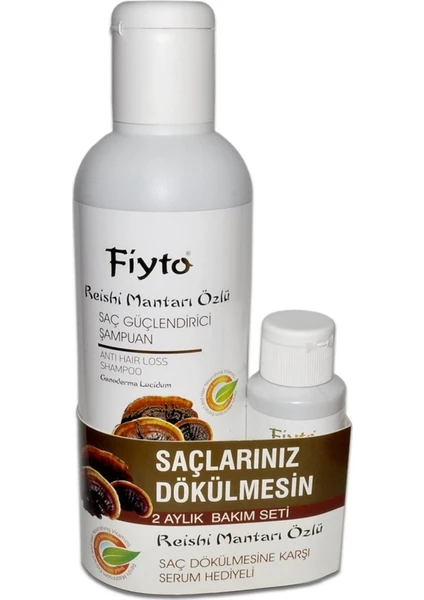 Reishi Mantar Özlü Şampuan 500 ml + 75 ml Saç Serumu Hediyeli