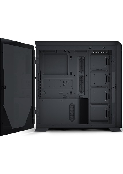 Enthoo 719, Yüksek Performanslı Full Tower, Çift Sistem/PSU Desteği, Büyük Depolama, Fan Hub, Temperli Cam, Alüminyum Panel, Dijital-RGB Bilgisayar Kasası - Saten Siyah modelleri