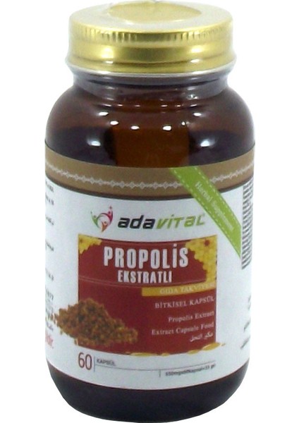 Propolis Kapsül 60'lı Bitkisel Karışımlı (Formula 21)