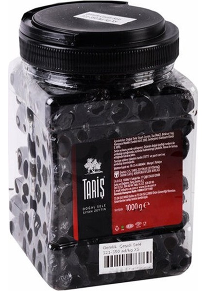 Gemlik Sele Siyah Zeytin 1000GR 321-380 Adet